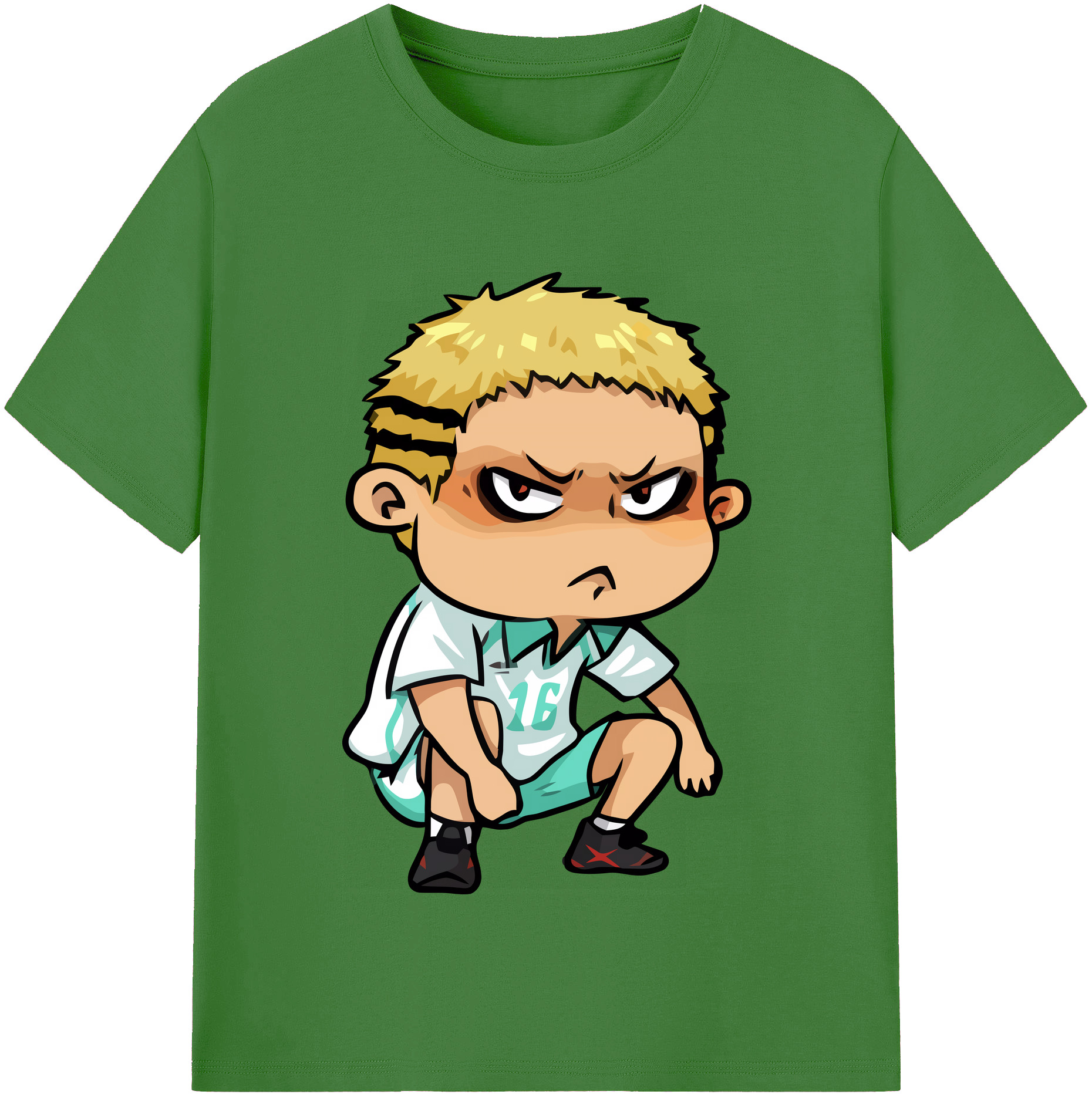 （画像用） ハイキュー!! Haikyu!! レディースカジュアルプリントTシャツ（綿100％）